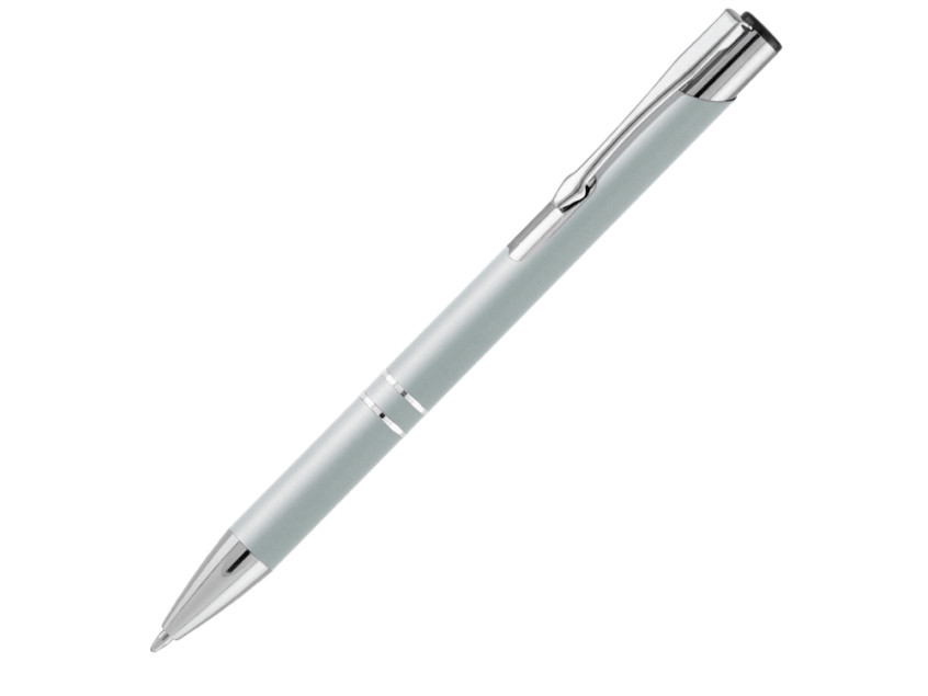 Ручка шариковая Legend Soft Touch Requis, серебристая