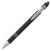 Ручка шариковая, Star Soft Touch Shiny Silver Requis, черная
