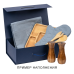 Подарочная коробка, размер 39*26,3*11 см, Solution Prestige Big Case Soft с магнитным клапаном и ручкой , черная
