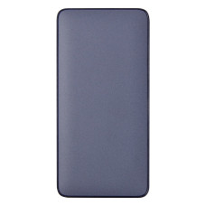 Внешний аккумулятор (powerbank) «WeCharge Velvet», 10 000 mAH, 5V -2A , c цифровым дисплеем для контроля заряда, темно-синий