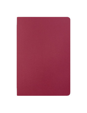 Ежедневник Flexy Velours de soie  А5, бордовый, недатированный, в гибкой обложке