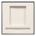 Коробка подарочная, размер 18*18*2 см, Solution Superior Linen, черная,  бежевый ложемент под ручку и прямоугольный предмет