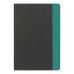 Ежедневник Flexy Viva Latte Daphne Color A5, серый/красный, недатированный, в гибкой обложке