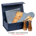 Подарочная коробка, размер 38,5*26*10,5 см, Solution Prestige Big Case Soft с магнитным клапаном и ручкой , с EVA ложементом 36,8*25,1*4 см под индивидуальную вырубку  , черная,