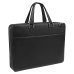 Портфель для ноутбука Stanford Leather из натуральной кожи,  черный