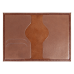 Обложка для автодокументов Leather Sky Matt Sun из натуральной кожи, черная