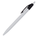 Ручка шариковая, Simple, пластиковая, белая/белая