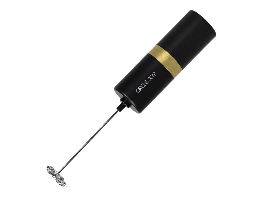 Вспениватель молока электрический, CIRCLE JOY Electric Milk Frother, черный/золото