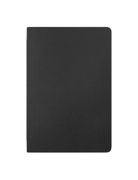 Ежедневник Flexy Velours de soie  А5, черный, недатированный, в гибкой обложке