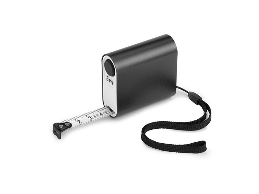 Рулетка Tools Rover алюминиевая, 3м, черная