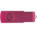 Флеш накопитель USB 2.0 Twister 32GB, пластик Софт Тач/металл, розовый/розовый