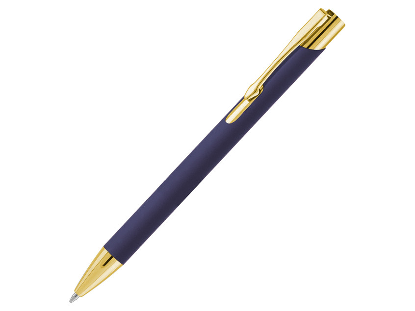 Ручка шариковая, Legend Soft Touch Mirror Gold Requis, синяя/золотистая