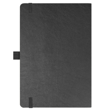 Блокнот Flexy Forest Urban Soft leather  А5, недатированный, с резинкой и петлей для ручки, в гибкой обложке, черный