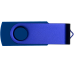 Флеш накопитель USB 2.0 Twister 32GB, пластик Софт Тач/металл, синий/синий