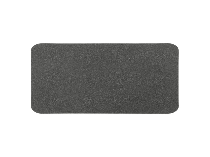 Шеврон Rectangle NUBA размер 60*30 мм, темно-серый, со скругленными углами