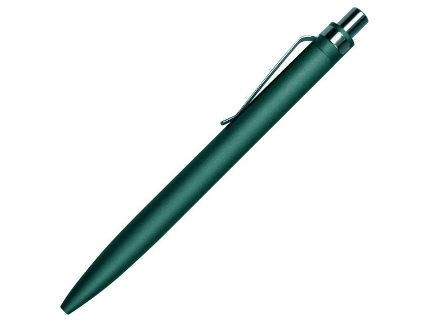 Ручка шариковая Shine Ray Soft touch алюминиевая, зеленая