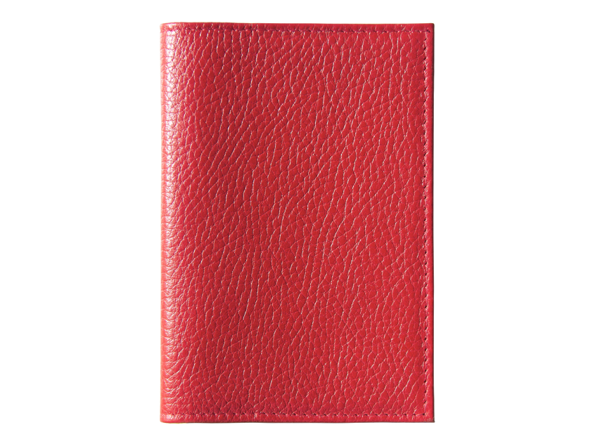 Обложка для паспорта Leather Sky Flotter Trend из натуральной кожи, красная 4060C