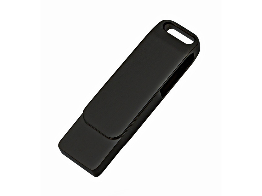 Флеш накопитель Bergamo, USB 2.0 32GB, металл, черный