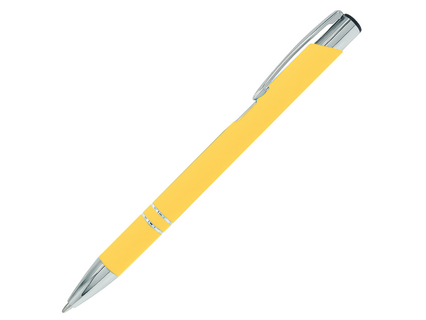 Ручка шариковая Legend Soft Touch Requis, желтая