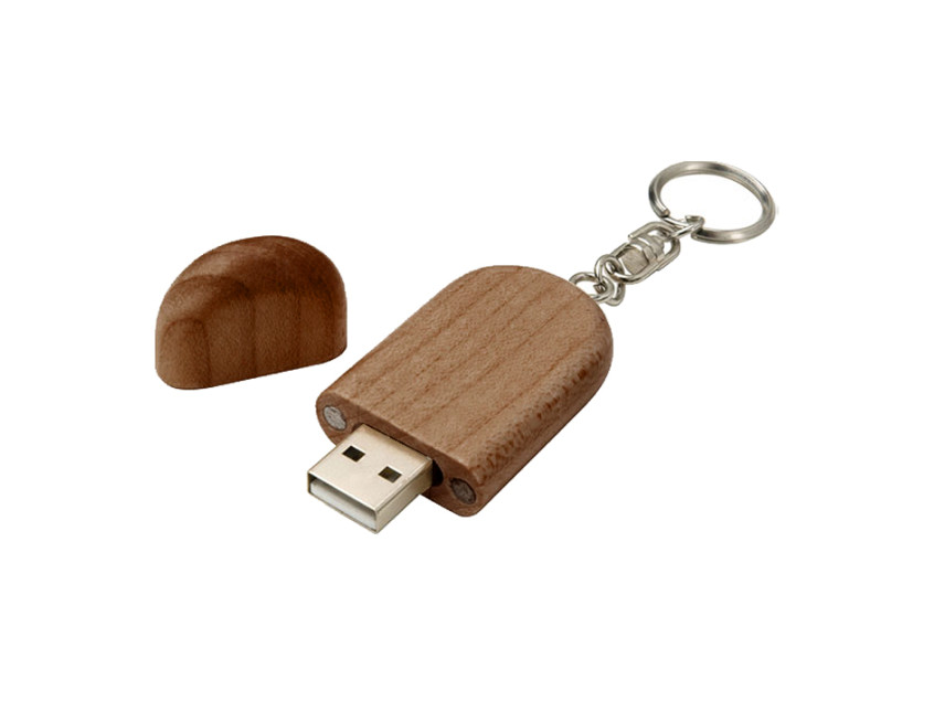 Флеш накопитель USB 2.0 Maple 32GB, орех, коричневый/коричневый