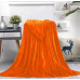 Плед мягкий флисовый Super Soft  Comfort Travel, 125*170 см, оранжевый