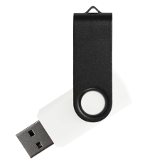 Флеш накопитель USB 2.0 Twister Сolor Mix 16GB, пластик Софт Тач/металл, белый/черный Флеш накопитель USB 2.0 Twister Сolor Mix 16GB, пластик Софт Тач/металл, белый/черный