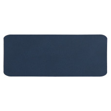 Шеврон Rectangle Latte Soft touch размер 50*20 мм, темно-синий, со скругленными углами