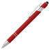 Ручка шариковая, Star Soft Touch Shiny Silver Requis, красная