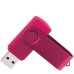 Флеш накопитель USB 2.0 Twister 32GB, пластик Софт Тач/металл, розовый/розовый