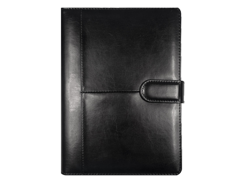 Ежедневник в суперобложке Country Business Pristine A5+, черный, недатированный, с магнитным клапаном, в твердой обложке c поролоном, в подарочной коробке