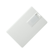Флеш накопитель USB 2.0 в виде кредитной карты 16GB, пластик, белый