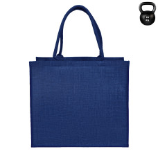Сумка из джута Caravan Jute, размер 36*40*21 см, темно-синяя