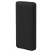 Внешний аккумулятор (powerbank)  «WeCharge Soft Touch»,  10 000 mAH, Power Delivery (PD) 25.5W, со светящимся логотипом после гравировки, c цифровым дисплеем для контроля заряда, черный