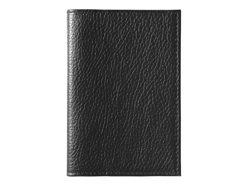Обложка для автодокументов Leather Sky Flotter Sun из натуральной кожи, черная