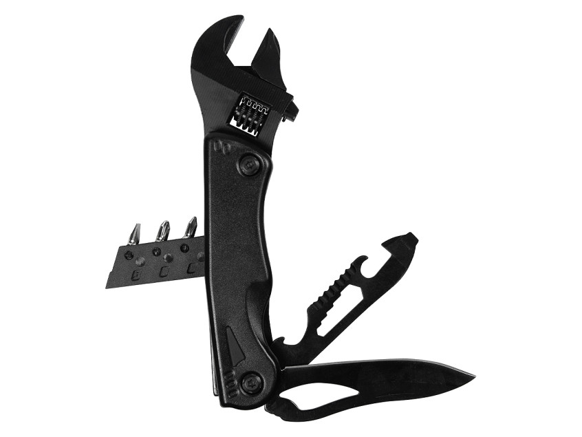 Мультитул Tools Bolton с чехлом, в подарочной коробке, черный