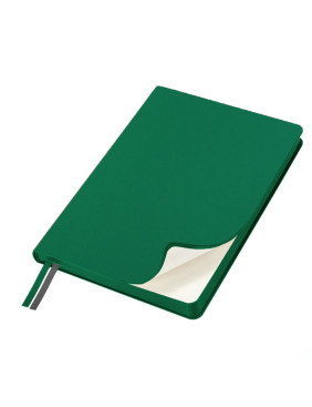 Ежедневник Flexy Velours de soie  А5, зеленый, недатированный, в гибкой обложке
