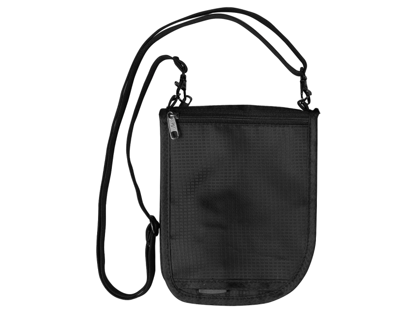 Поясной кошелек Comfort Travel 2 in 1, черный
