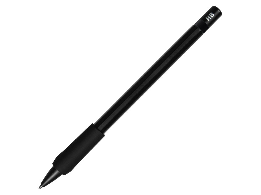 Карандаш шестигранный Hexagon Soft Grip, пластик, черный, твердость HB