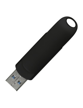 Флеш накопитель  USB 3.0 + TYPE C Cupertino, металл, черный матовый, 16 GB