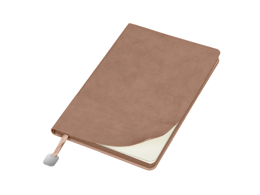 Ежедневник Flexy Sagrada Velvet Nordic A5, розовый, недатированный, в гибкой обложке