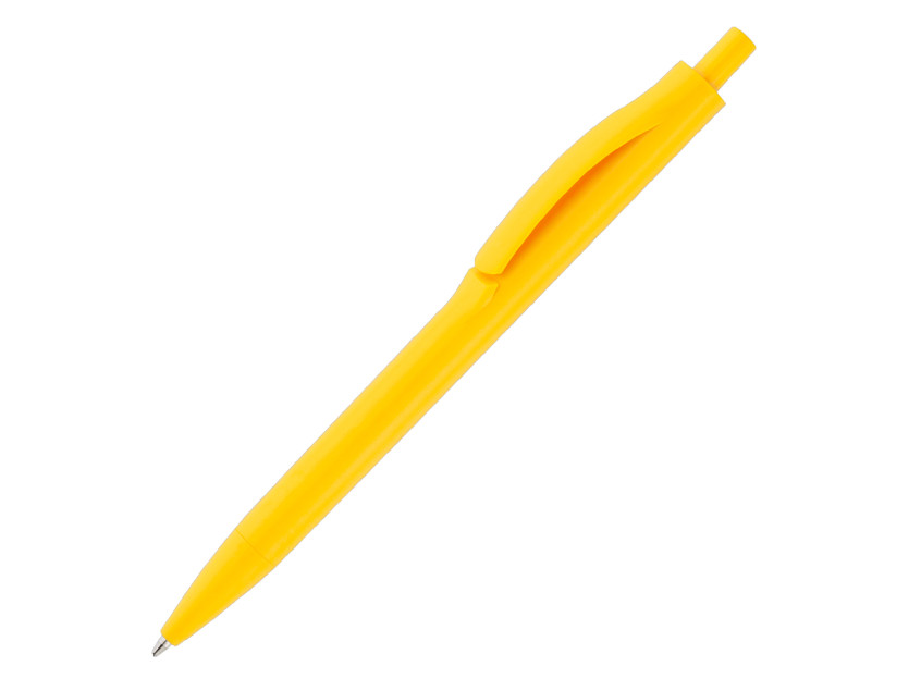 Ручка шариковая IGLA COLOR, пластиковая, желтая