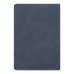 Ежедневник Flexy Tenero Suede A5, синий, недатированный, в гибкой обложке с петлей для ручки