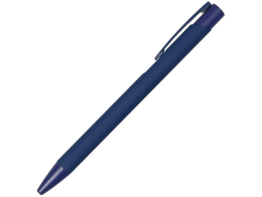 Ручка шариковая Legend Soft Touch Monochrome Requis, темно-синяя