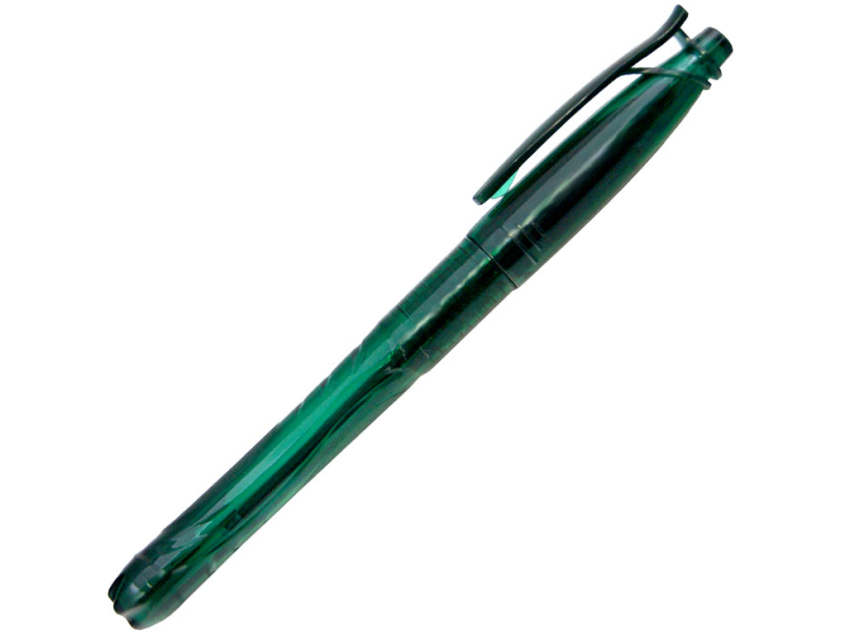 Ручка шариковая, пластиковая, темно-зеленая, BOTTLE Pen