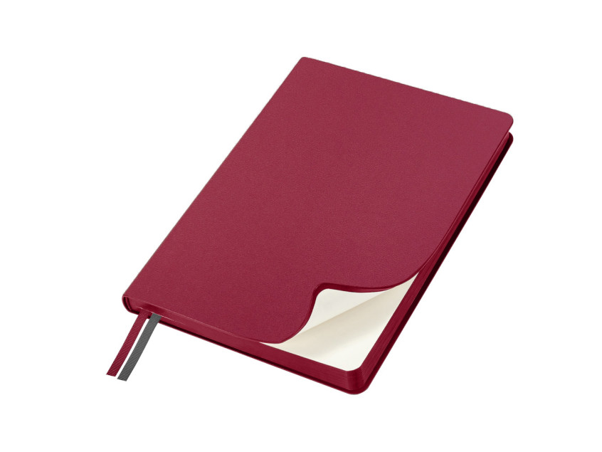 Ежедневник Flexy Velours de soie  А5, бордовый, недатированный, в гибкой обложке
