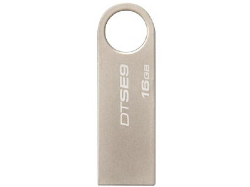 Флеш накопитель USB 2.0 Kingston DataTraveler SE9 16GB, металл, серебристый