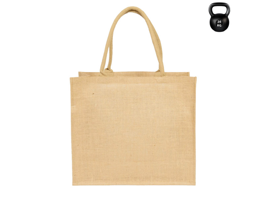 Сумка из джута Caravan Jute, размер 36*40*21 см, бежевая
