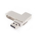 Флеш накопитель Bergamo, USB 2.0 32GB, металл, серебро