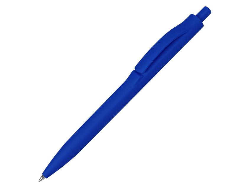 Ручка шариковая IGLA SOFT, пластиковая, софт-тач, синяя