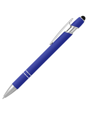 Ручка шариковая, Star Soft Touch Shiny Silver Requis, синяя